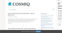 Desktop Screenshot of cosmiq.de